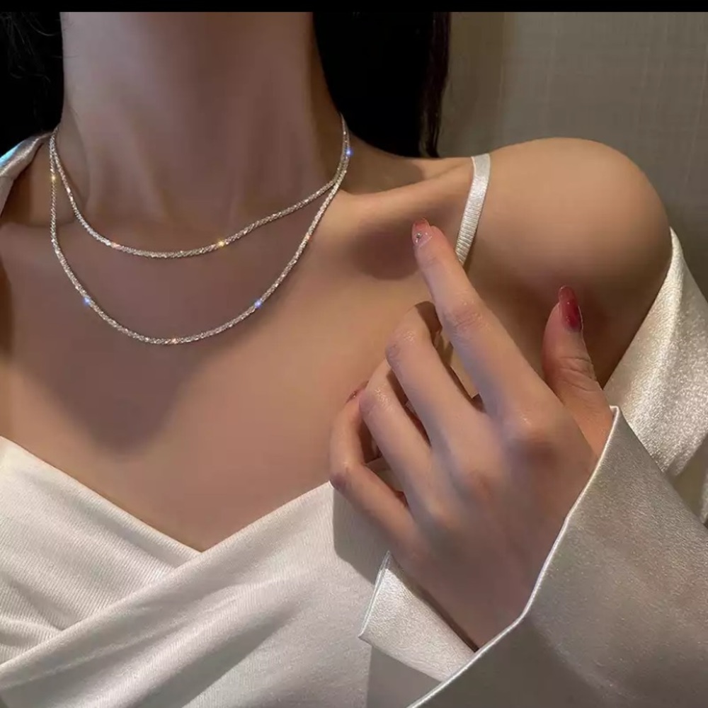 New Sterling silver gorgeous necklace